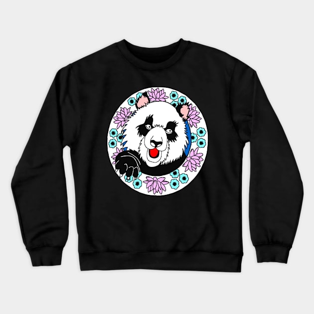 Panda Love Crewneck Sweatshirt by imphavok